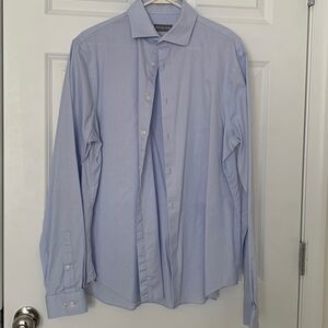 Michael Kors Men's Light Blue Dress Shirt 16 1/2 36/37